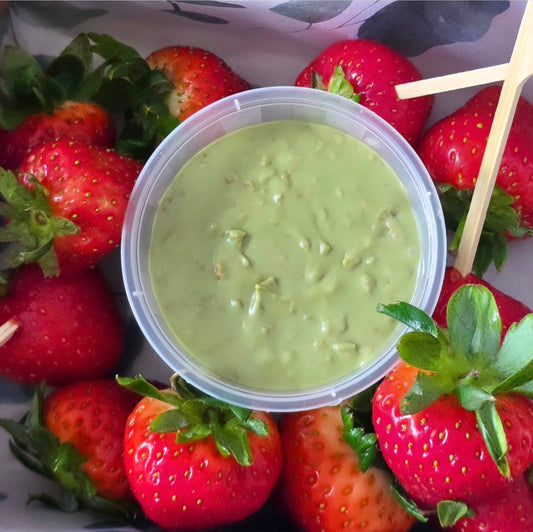 Easter Strawberries & Pistachio Crunch Dip