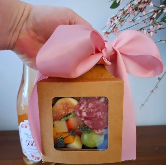 Charcuterie & Cheese Wine Topper Gift Box