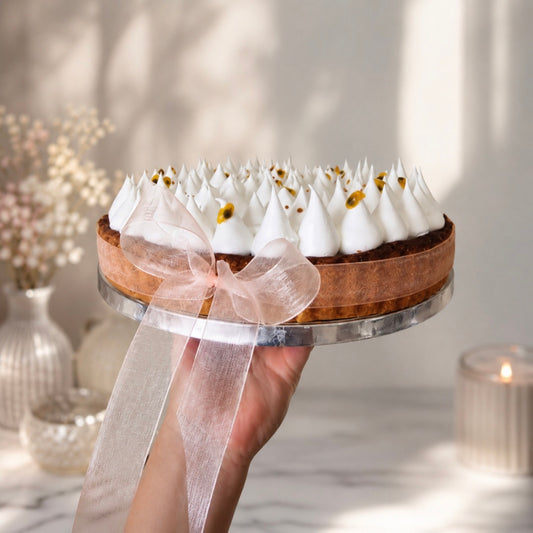 Whole Passion Fruit & Lime Meringue Tart 10"