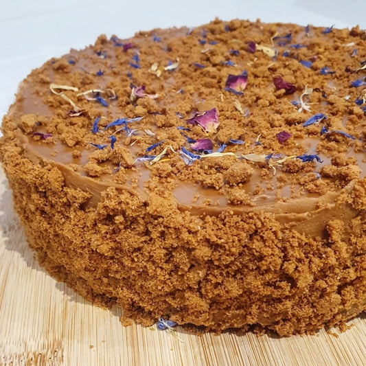 Whole Baked Biscoff Cheesecake